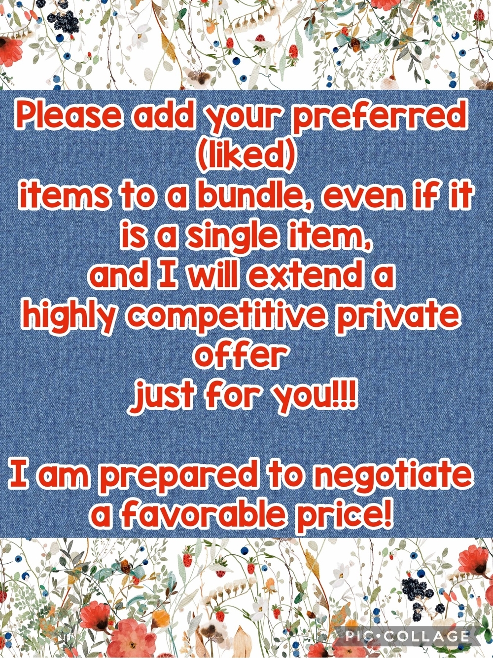 Bundled Items!
